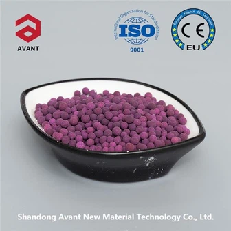 Kulka adsorbentu tlenku glinu nadmanganianu potasu